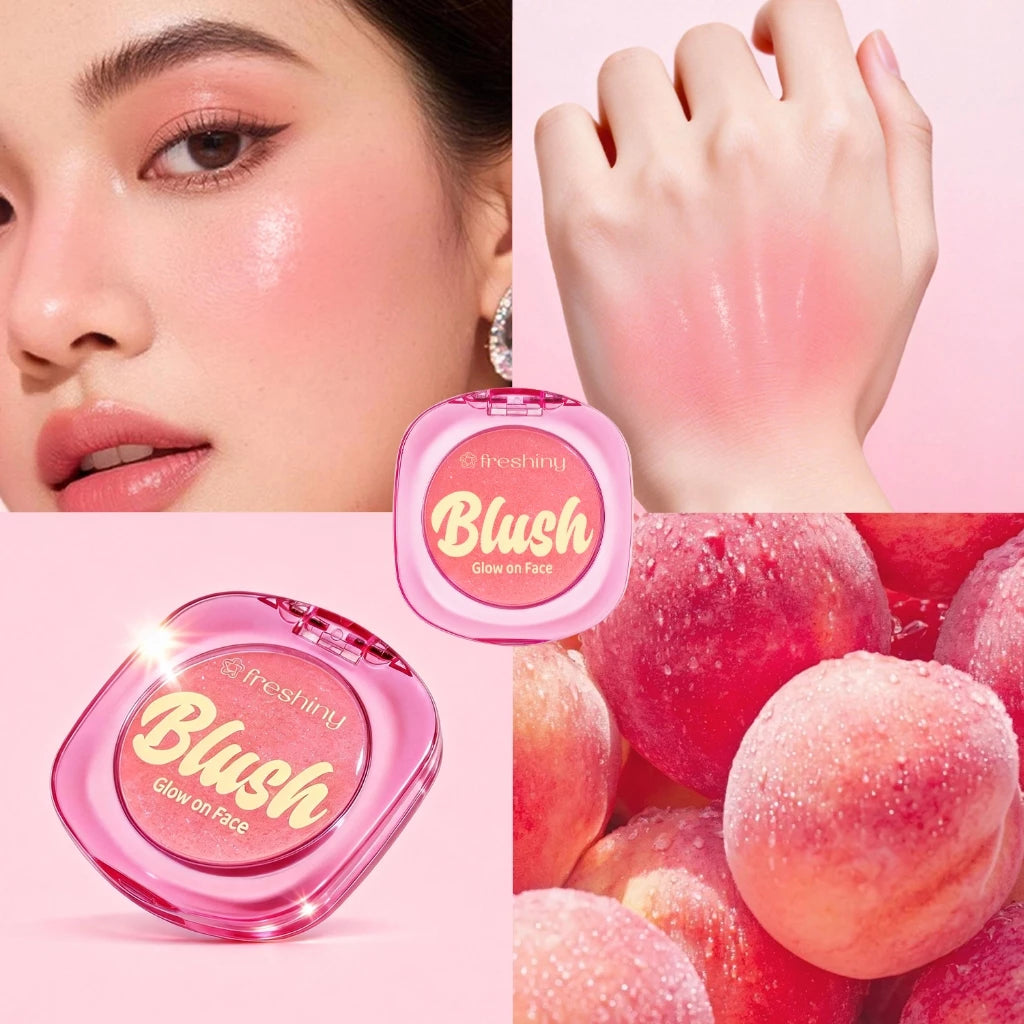 Freshiny Color-Changing Blush, Suitable For Lips, Eyes, And Face; Waterproof And Sweatproof; Natural And Sheer