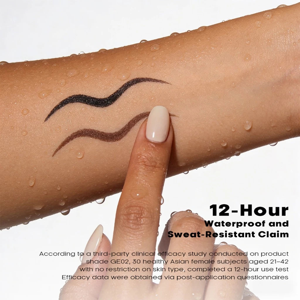 JMCY Eyeliner Gel Pencil Slim Long-Lasting Gel Eyeliner Waterproof Smudge-Proof Silky Smooth & Beginner-Friendly