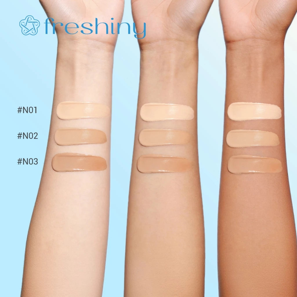 Freshiny Hyaluronic Acid & Vitamin E Concealer 10g - Lightweight and Spreadable Concealer for Face and Body to Correct Redness