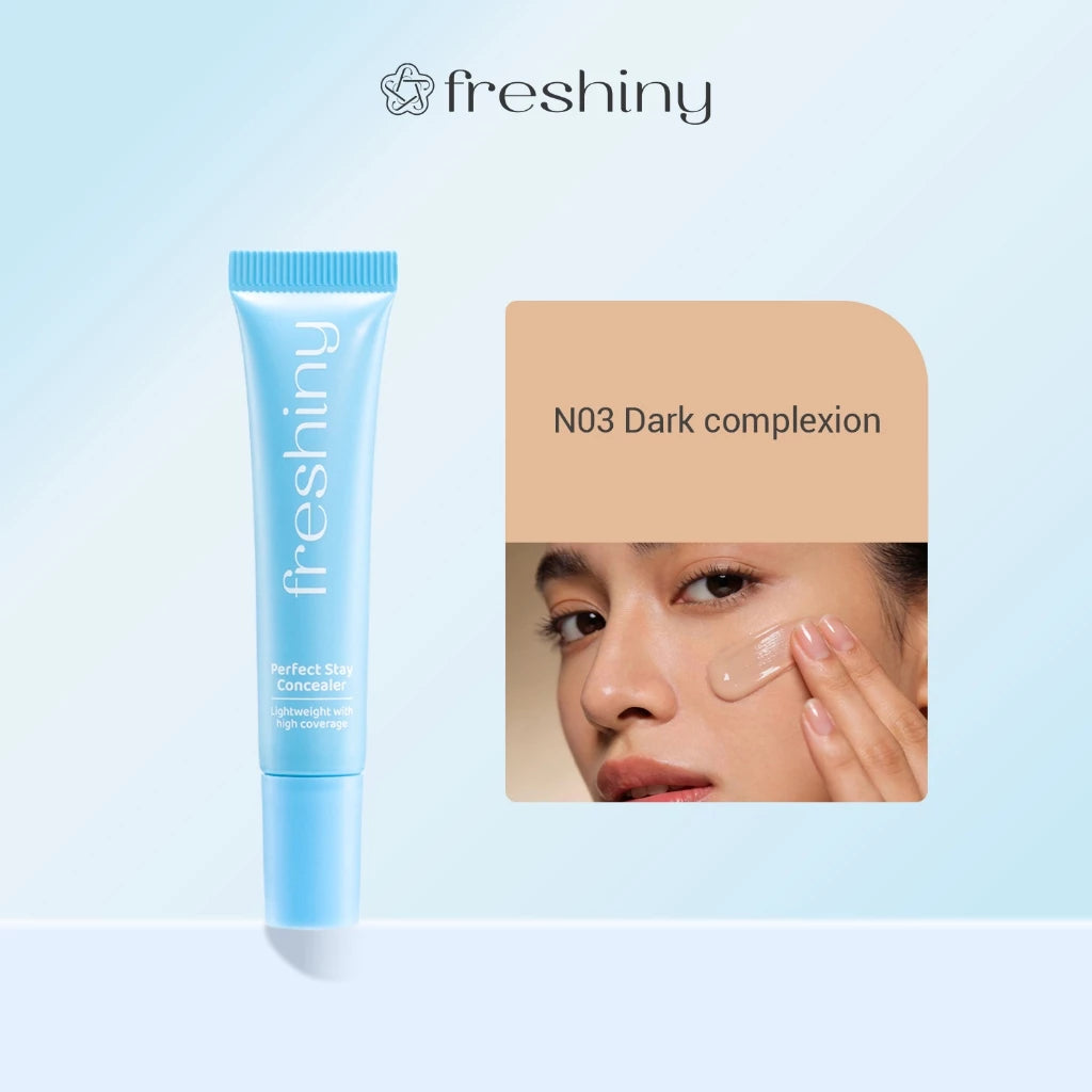 Freshiny Hyaluronic Acid & Vitamin E Concealer 10g - Lightweight and Spreadable Concealer for Face and Body to Correct Redness
