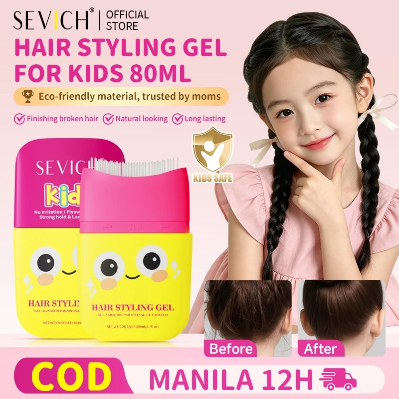 SEVICH Baby Hair Stick wax For Kids Hold Hair Finishing Stick Sleek For Baby Hair Stick Gel