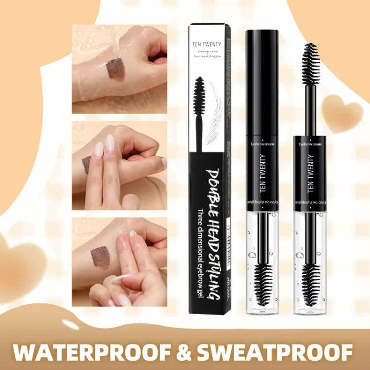 TEN TWENTY Double Heads Eyebrow Pencil Waterproof Long Lasting Fine 2in1 Dual-Effect Brow Definer