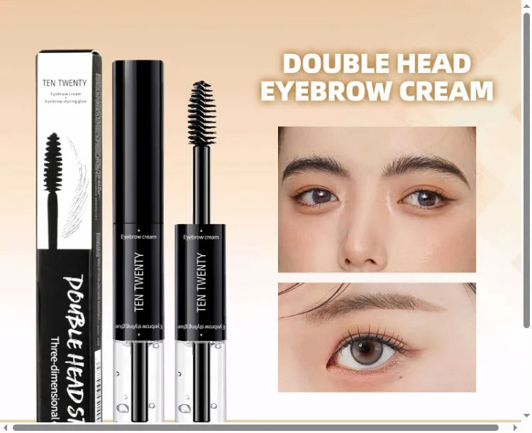 TEN TWENTY Double Heads Eyebrow Pencil Waterproof Long Lasting Fine 2in1 Dual-Effect Brow Definer