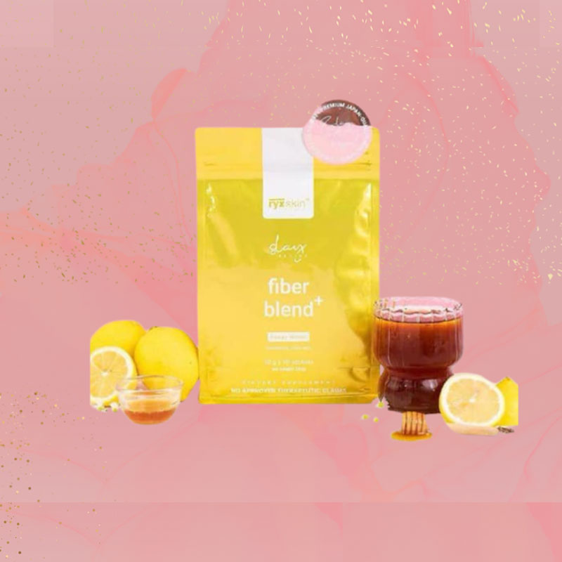 RYXSKIN FIBER BLEND+ HONEY LEMON POWDERED JUICE MIX