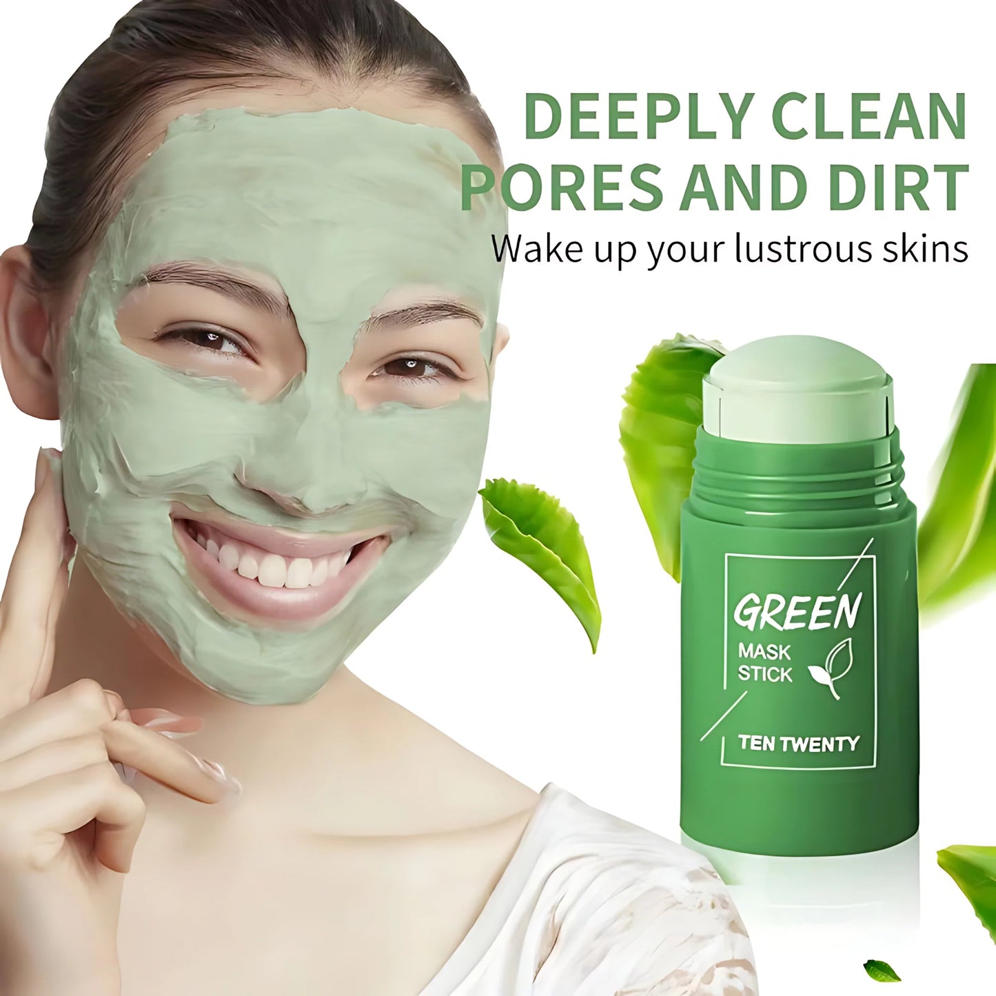TEN TWENTY Green Mask Stick – Green Tea Oil Control Cleansing Solid Mask