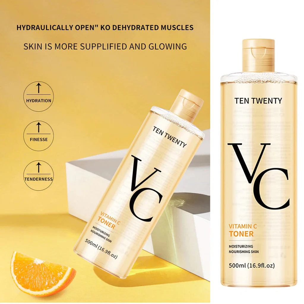 TEN TWENTY VITAMIN C, HYALURONIC ACID, SAKURA NIACINAMIDE TONER SKIN REPAIR 500ML