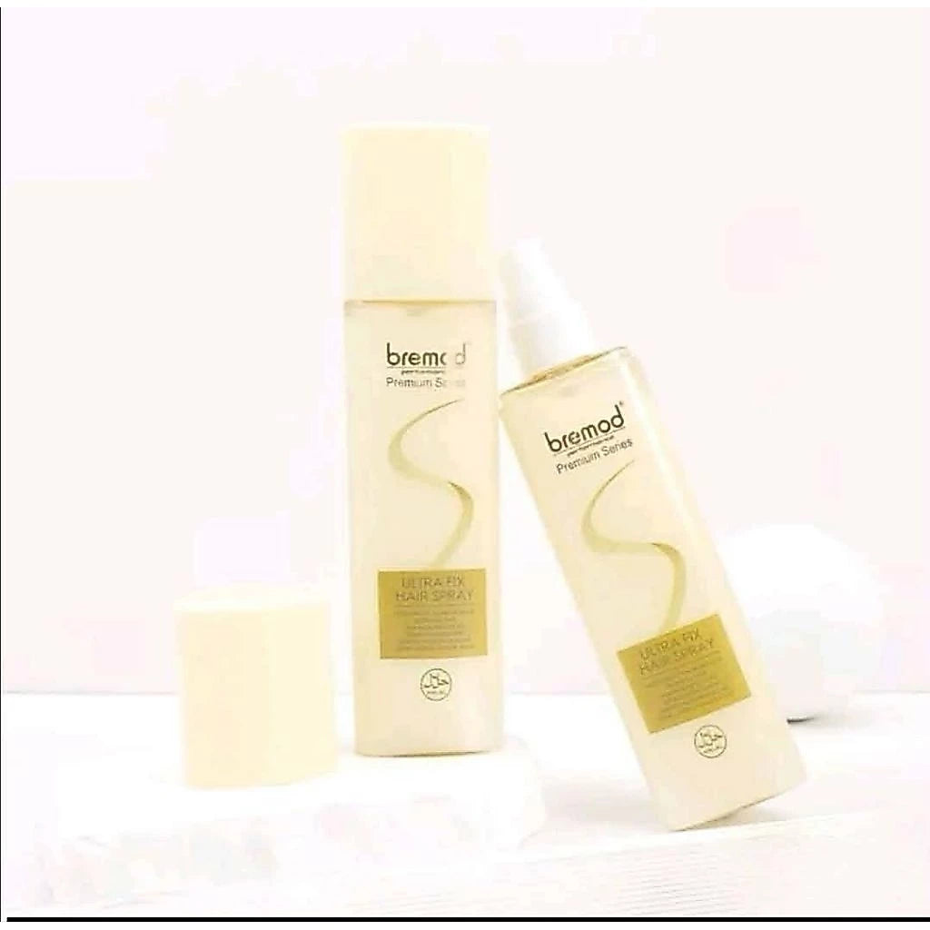 Bremod Ultra Fix Hair Spray - Smooth & Nourishing Formula for Elasticity Shine and Damage Repair