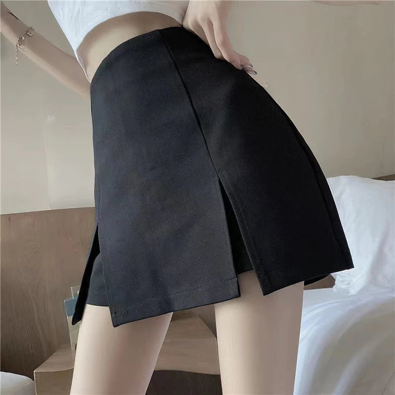 Korean High Waist Skirt Shorts for Women