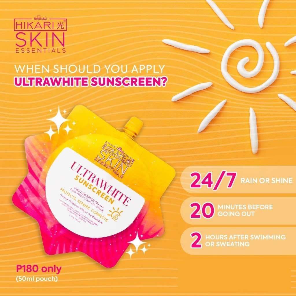 HIKARI SKIN ESSENTIALS - Ultra White Sunscreen | 50ml