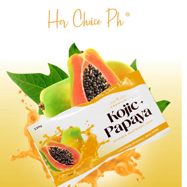 KOJIC PAPAYA SOAP - Her Choice Ph 120g