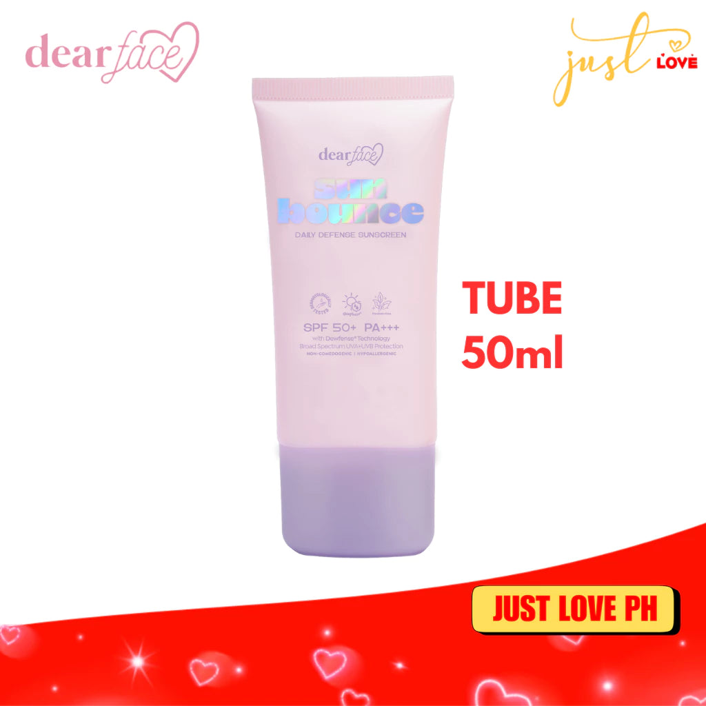 Dear Face Sunbounce Daily Defense & Tinted Sunscreen SPF50+ PA+++