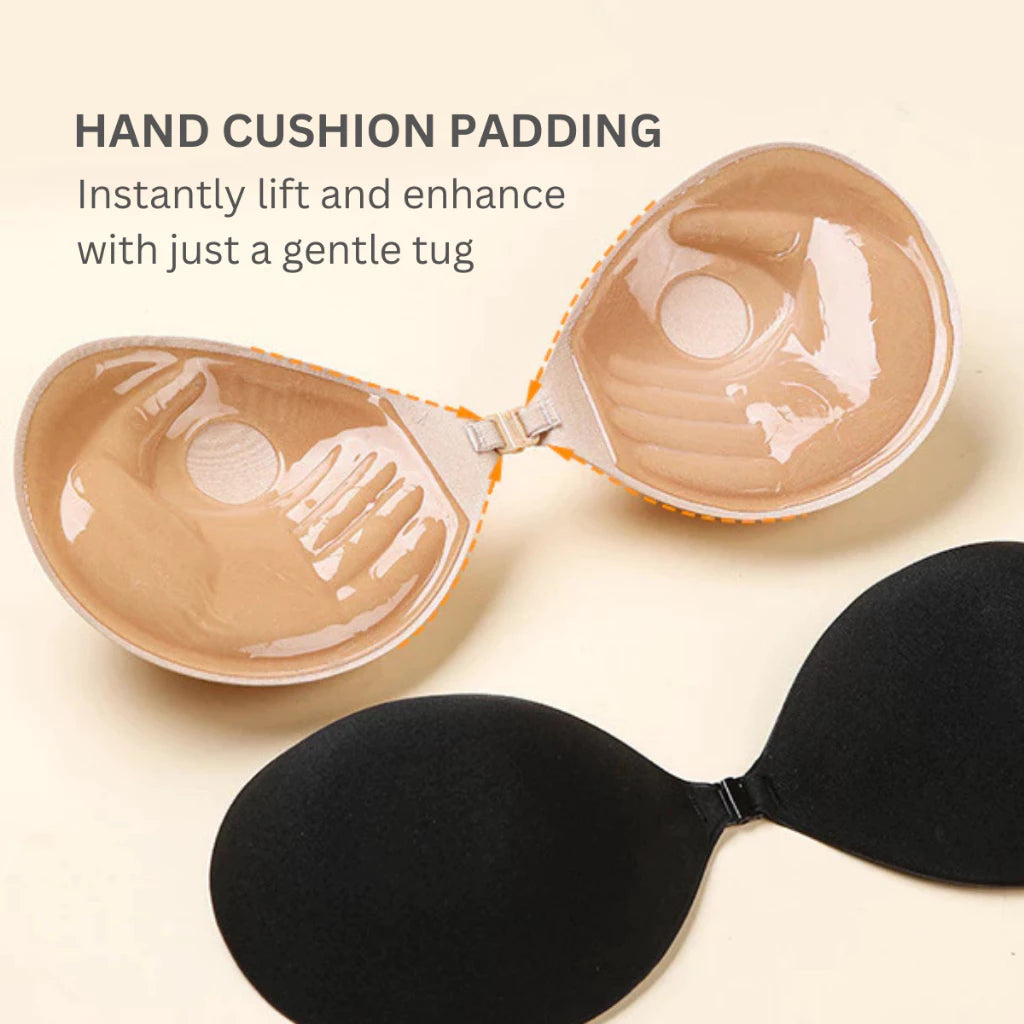 ADORE Push Up Bra Adhesive Silicone Bra Breathable Design Anti Drop Reuseable