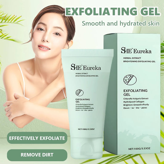She Eureka Exfoliating Gel 100g Gently Cleans Closed Black Mouth Shrinks Pore Exfoliate