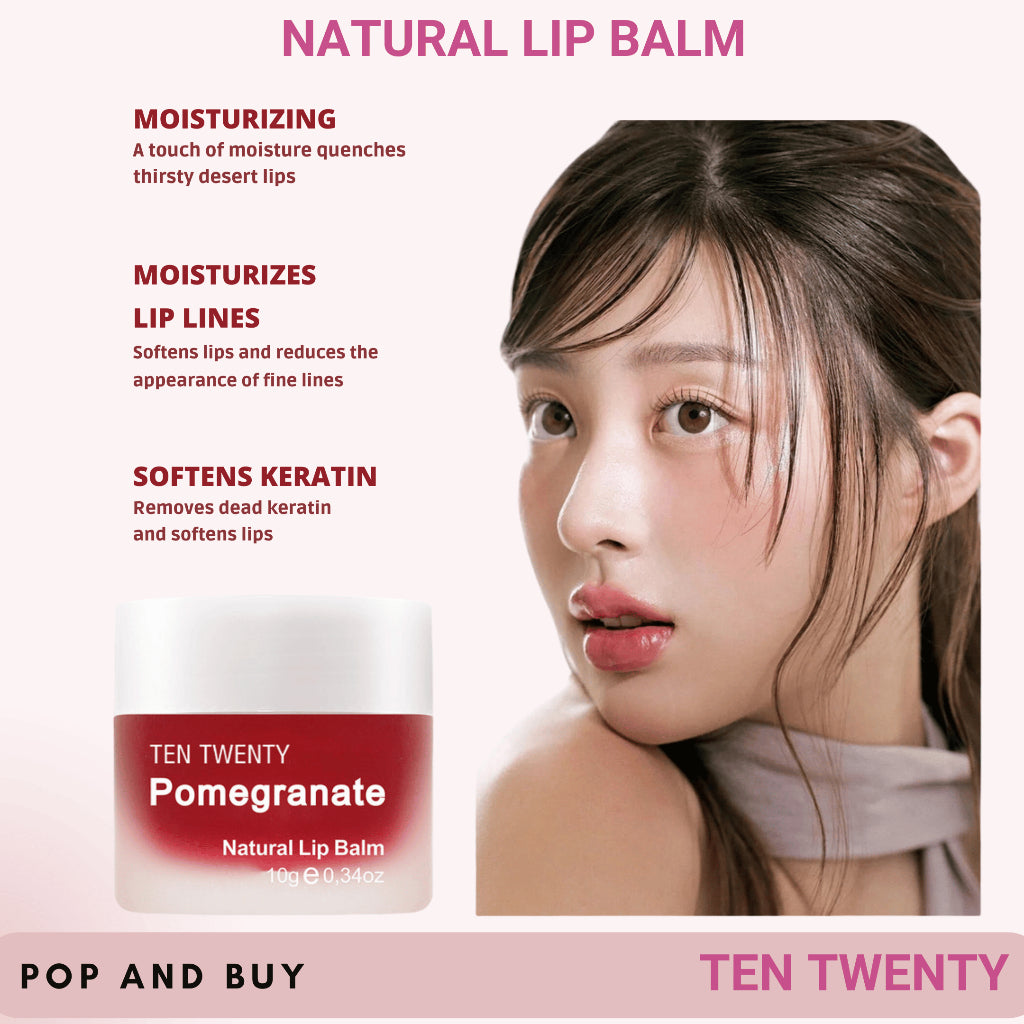 BUY 1 TAKE 1 | TEN TWENTY Pomegranate Lip Balm
