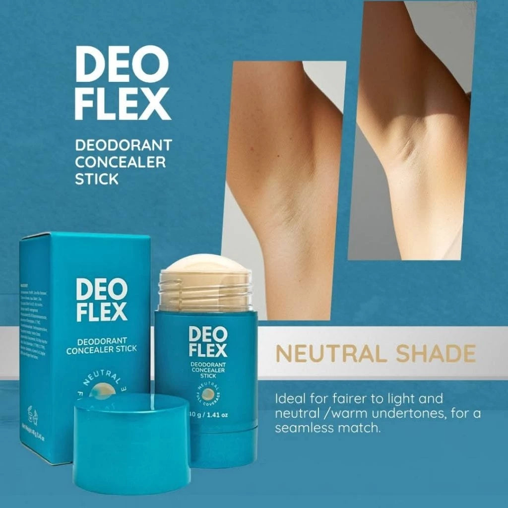 Deoflex Deodorant Concealer Stick by Mixtrue Beauty Controls Body Odor Instant Flawless Underarm
