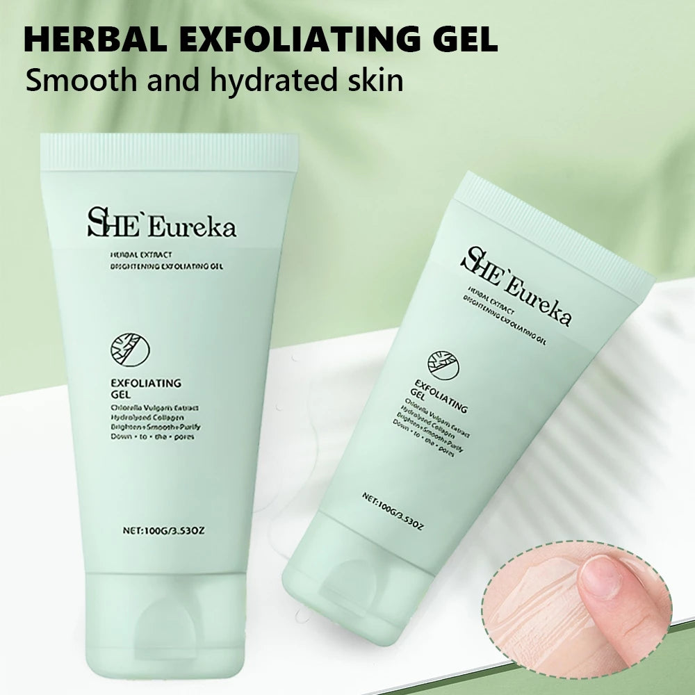 She Eureka Exfoliating Gel 100g Gently Cleans Closed Black Mouth Shrinks Pore Exfoliate
