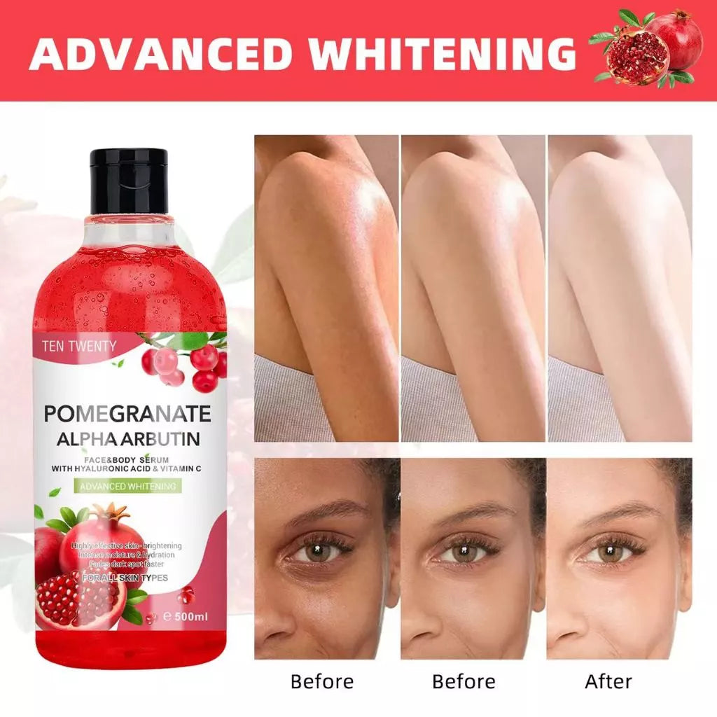 TEN TWENTY AHA Niacinamide Face Body Serum Whitening Essence Moisturizing Rejuvenating Skin