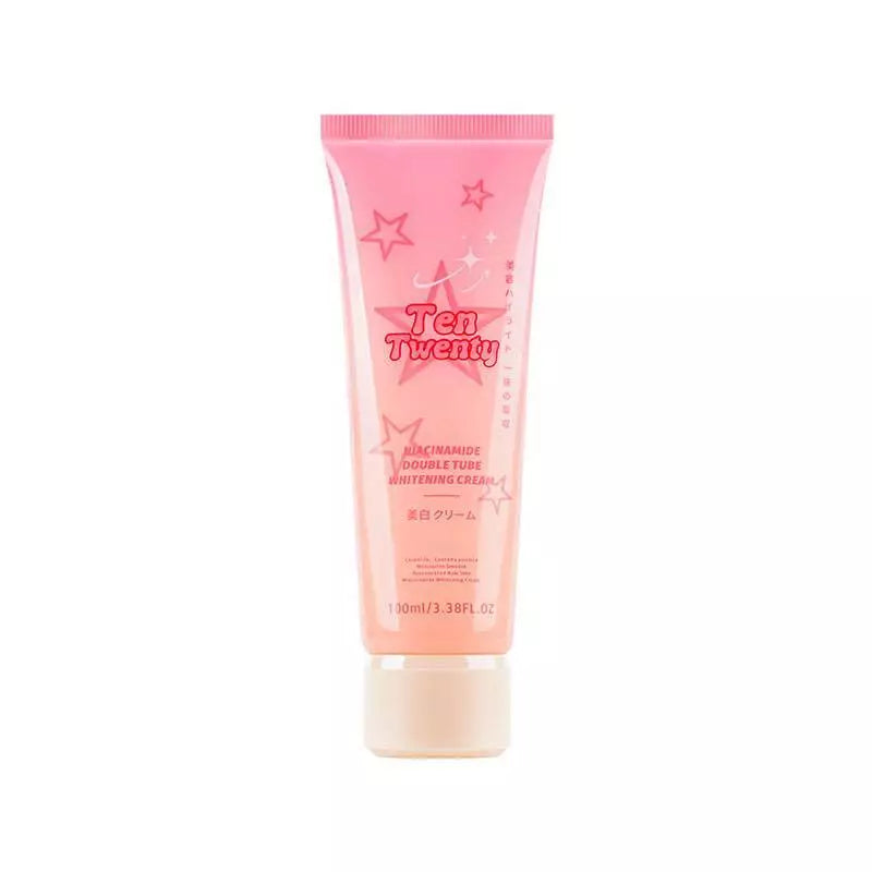 TEN TWENTY 100 ML Niacinamide Whitening Cream for Face & Body Instant Brightening Double Tube Cream