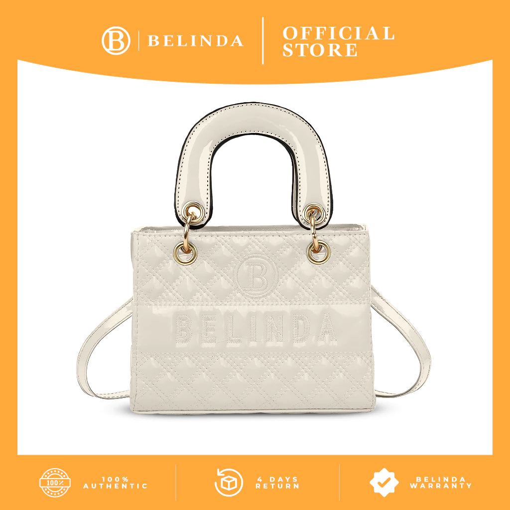 BELINDA Handbag For Woman PU Leather Ladies Office Elegant Korean Cute Sling Shoulder Bag