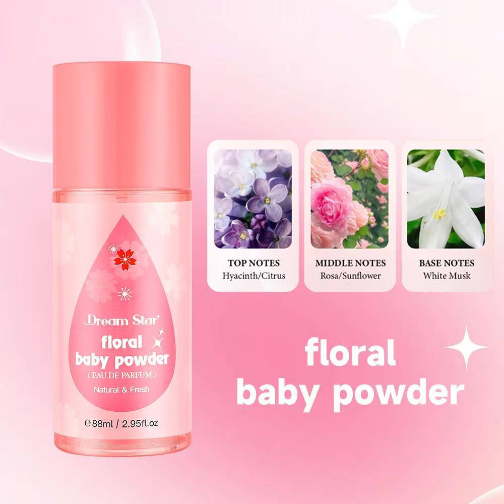 Dream Star Baby Powder Eau De Parfume Scent long lasting Perfume Fragrance 88ml