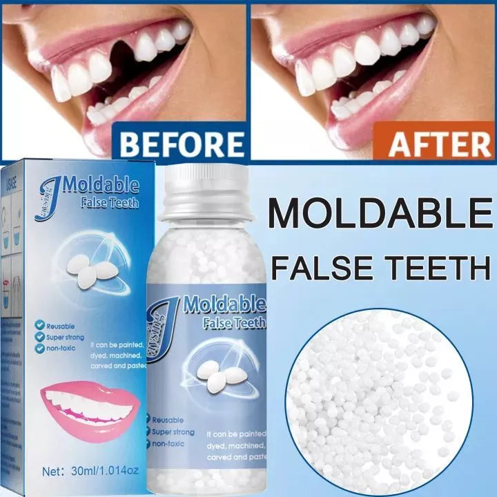 Temporary Tooth Repair Kit Teeth and Gaps Moldable Falseteeth Solid Glue Denture Adhesive