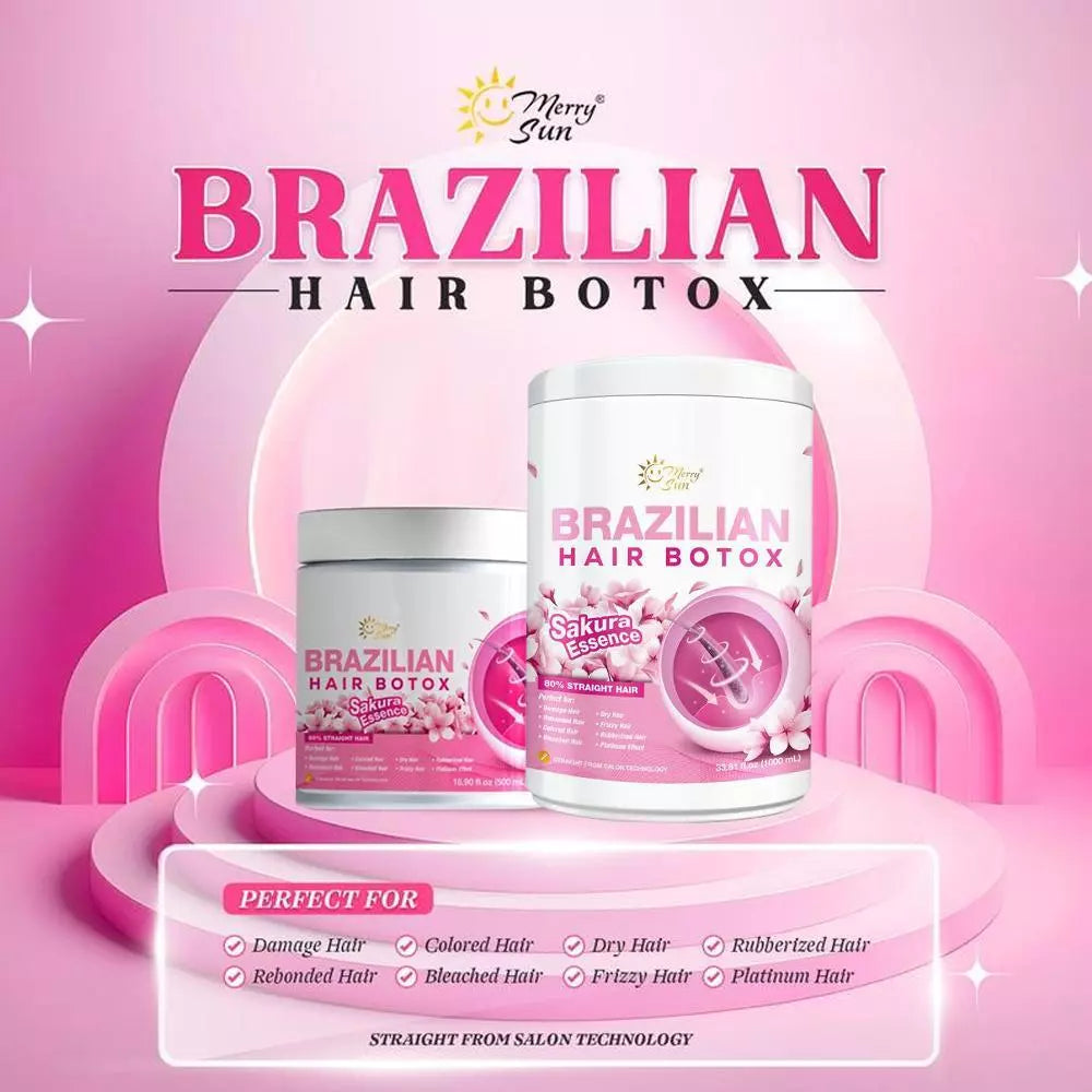 Merry Sun Brazilian Hair Botox Sakura Essence