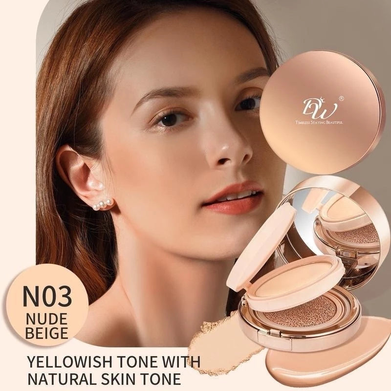DW 2in1 Powder & Cushion Cream All in one Oil control Long lasting Waterproof Makeup
