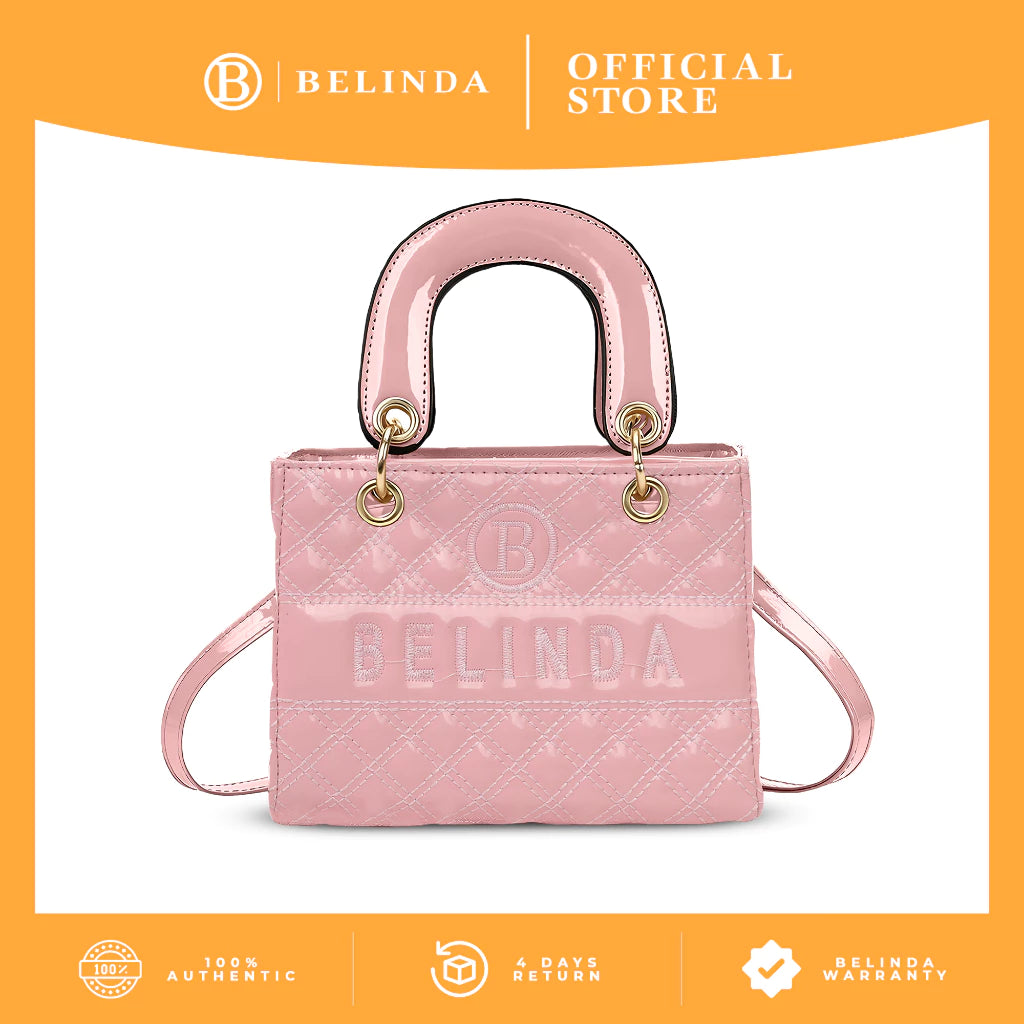 BELINDA Handbag For Woman PU Leather Ladies Office Elegant Korean Cute Sling Shoulder Bag