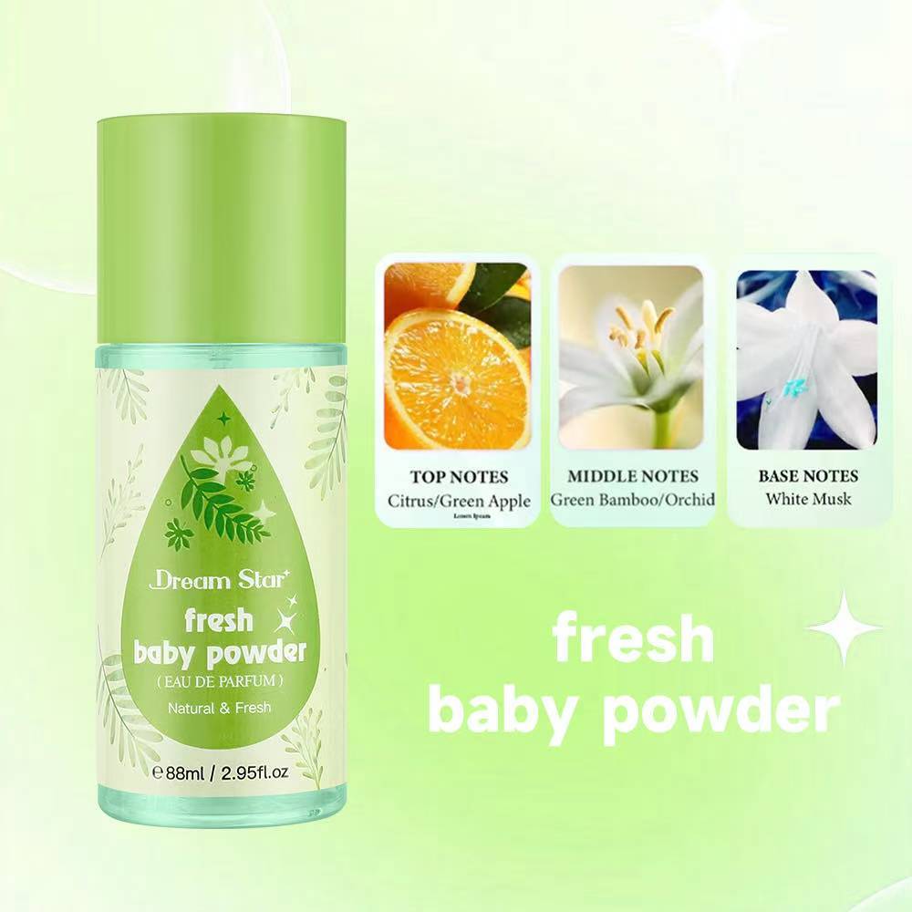 Dream Star Baby Powder Eau De Parfume Scent long lasting Perfume Fragrance 88ml