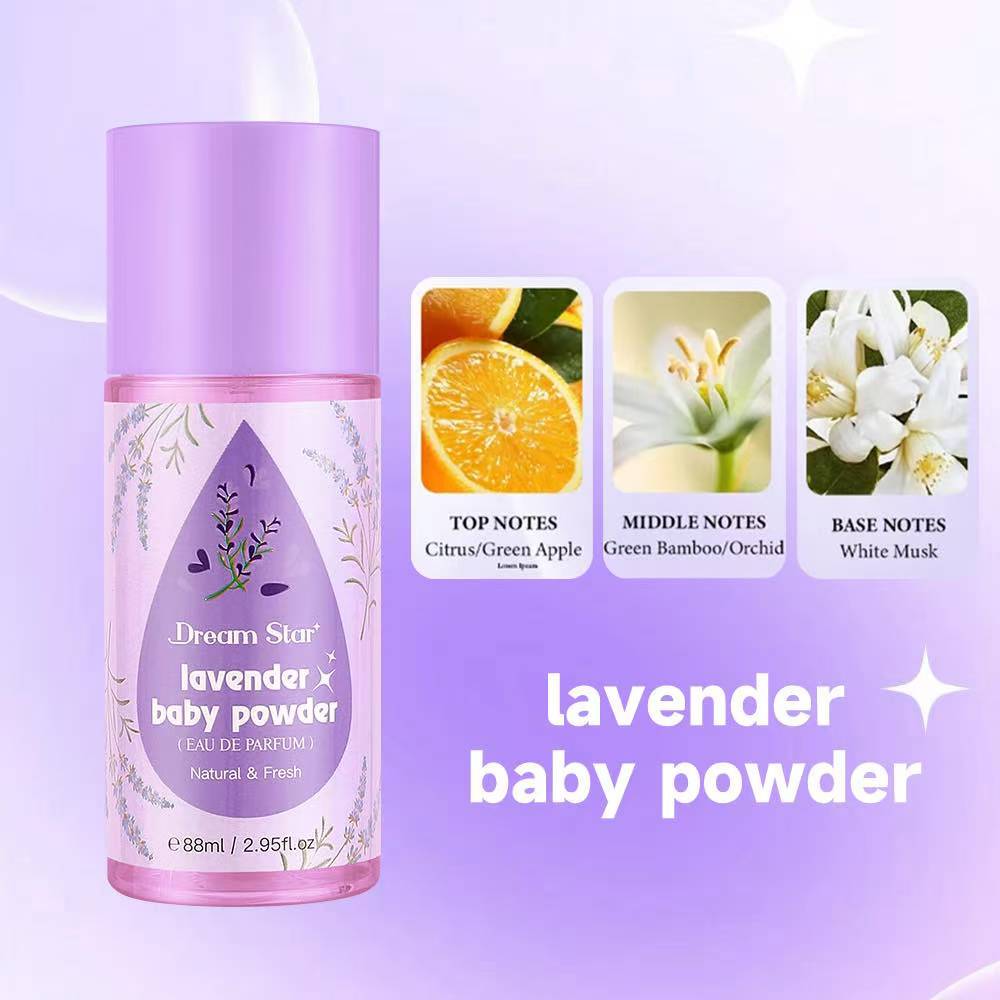 Dream Star Baby Powder Eau De Parfume Scent long lasting Perfume Fragrance 88ml