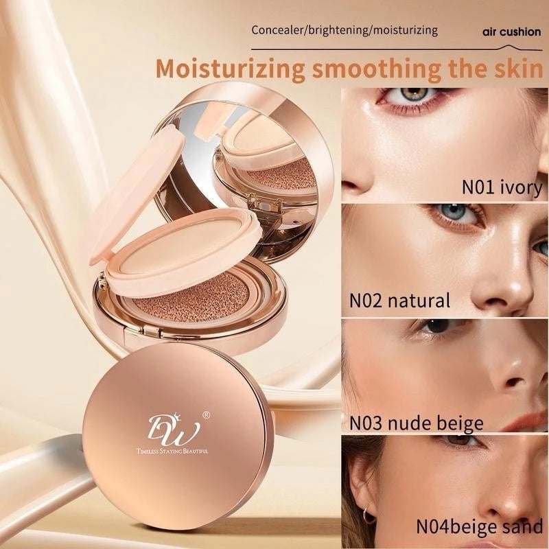 DW 2in1 Powder & Cushion Cream All in one Oil control Long lasting Waterproof Makeup