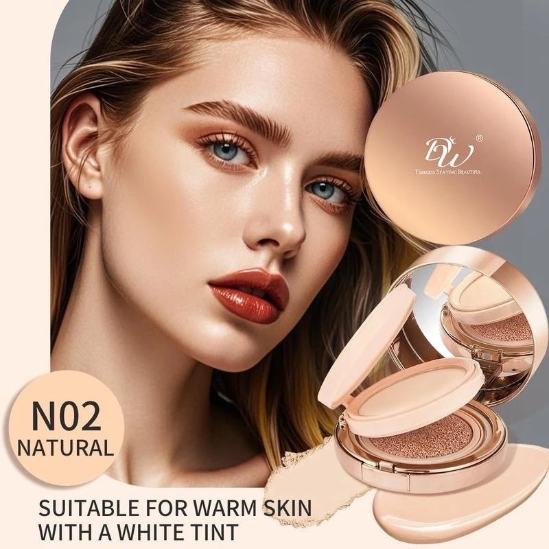 DW 2in1 Powder & Cushion Cream All in one Oil control Long lasting Waterproof Makeup