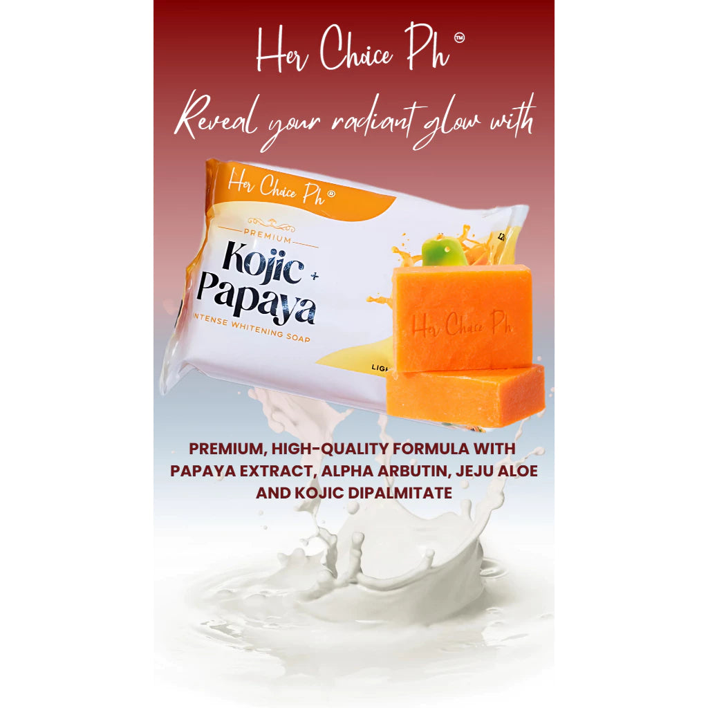 KOJIC PAPAYA SOAP - Her Choice Ph 120g