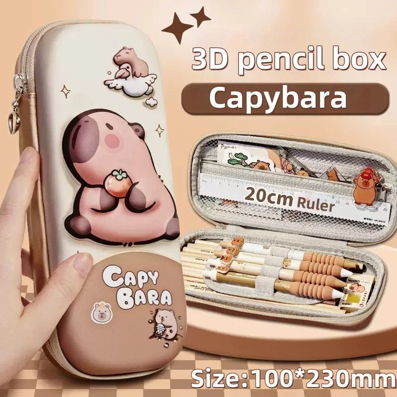 Capybara school bag for primary school children is dirt resistant durable and cute
