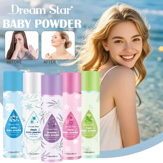 DREAM STAR Baby Powder Perfume Long Lasting Fragrance 236ml