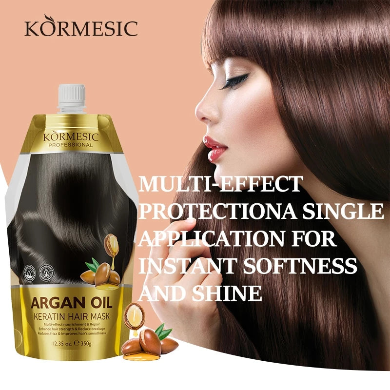 Buy 1 Take 1 Keratin Hair Mask Set – Botox Repair + Argan Oil Nourish for Smooth and Shiny Hair