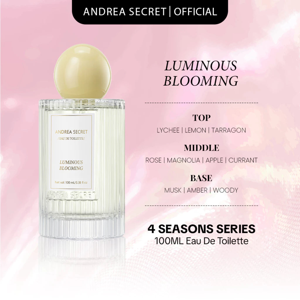 NEW Andrea Secret Four Season Series 100ML Fragrance for Women Long Lasting Mist Perfume