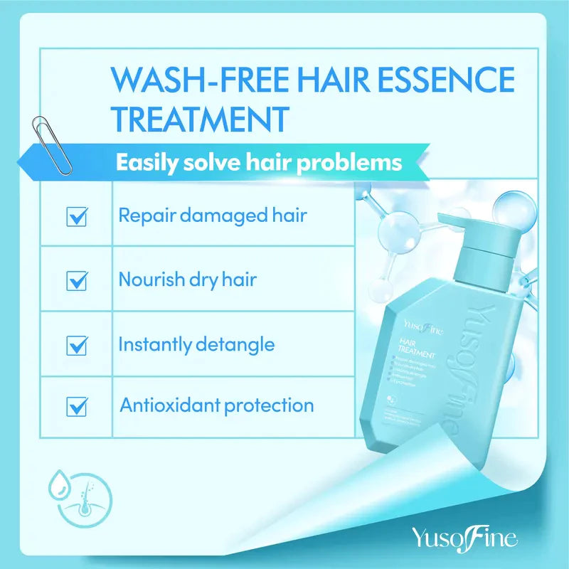 Yusofine Nourish-Repair Argan Oil Shampoo & Conditioner & Hair Treatment Repair Damage Smooth Frizz