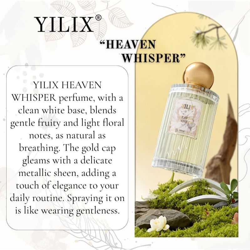 YILIX 100ML Heaven Whisper Eau De parfum Fresh Fragrance Long lasting Perfume