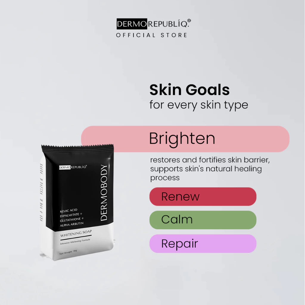DermoBody Kojic Acid Dipalmitate + Glutathione + Alpha Arbutin Whitening Soap