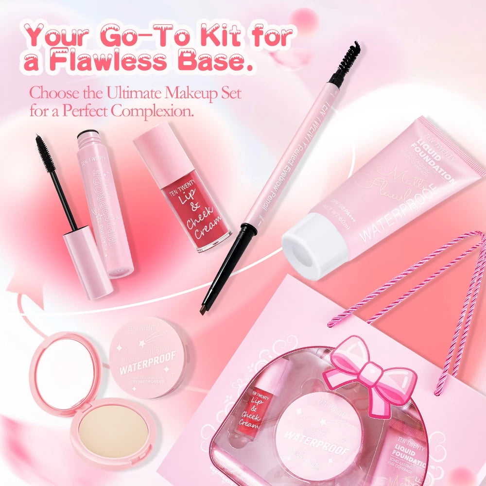 TEN TWENTY Makeup Setfor a Perfect Complexion 5-Piece Set