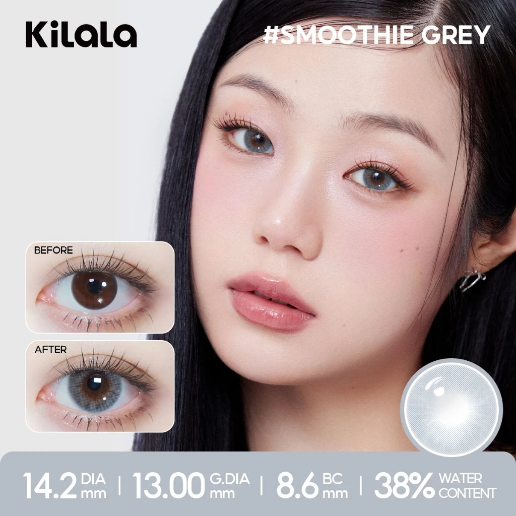 Kilala Contact lens Moist Honey Series 14.2mm Colorful Soft Lense with Graded Doll Eyes