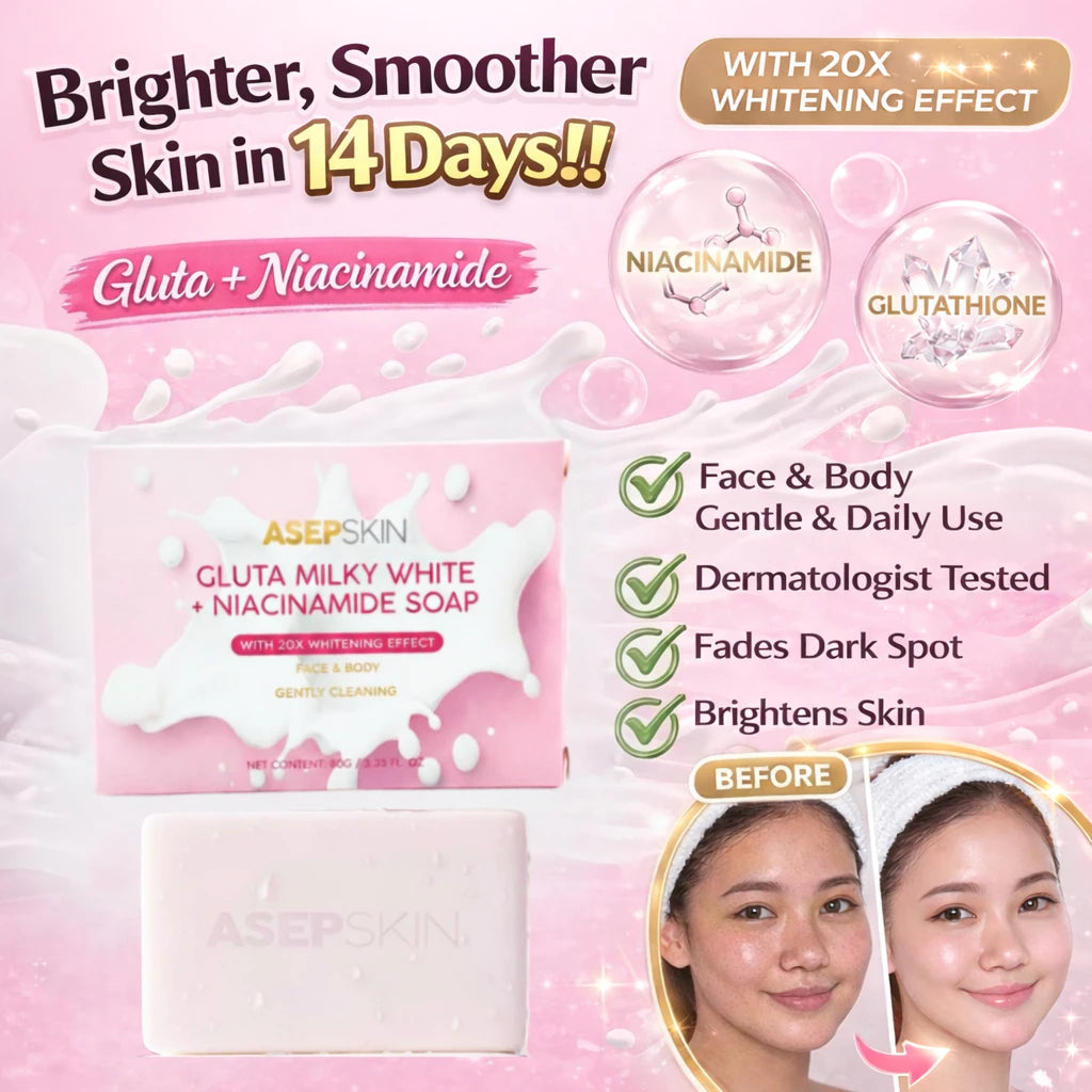ASEPSKIN Niacinamide Gluta Milky Soap 20x Whitening