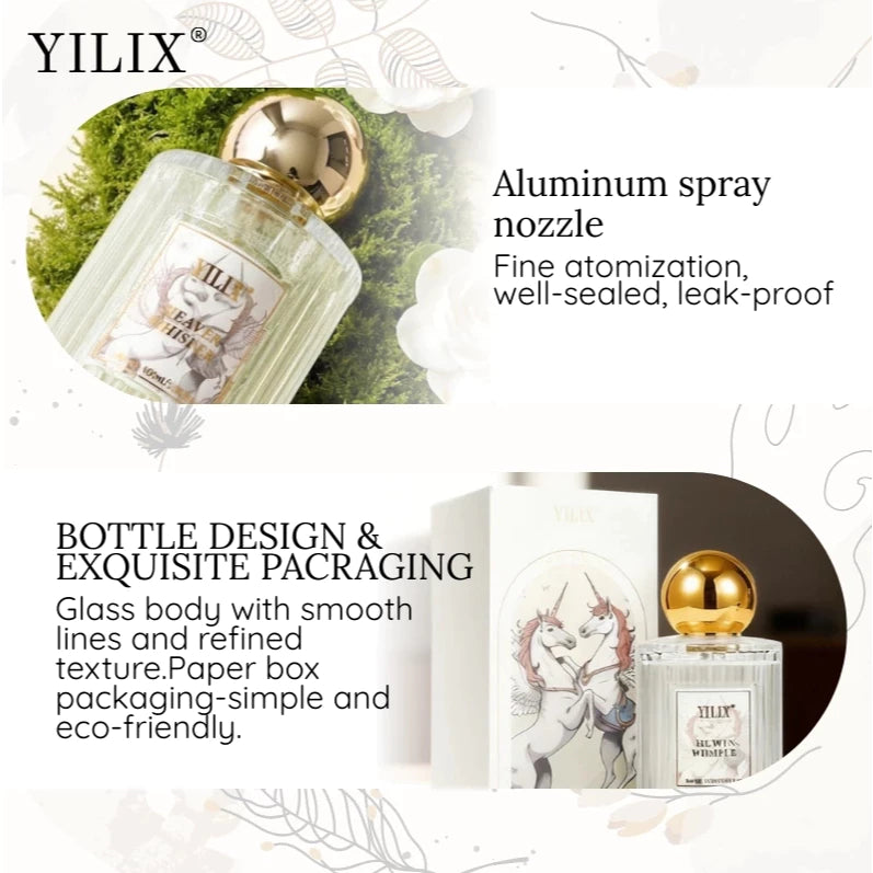 YILIX 100ML Heaven Whisper Eau De parfum Fresh Fragrance Long lasting Perfume