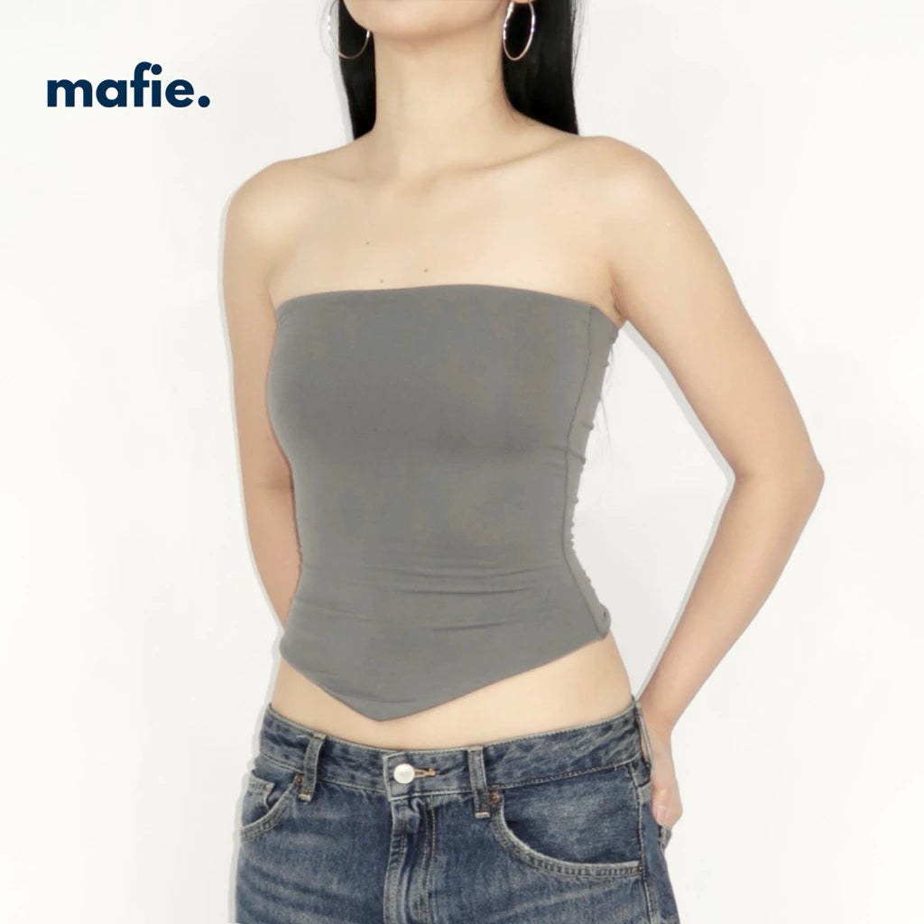 Mafie. Rosita | Tube Top Pointed in Cotton Spandex Fabric