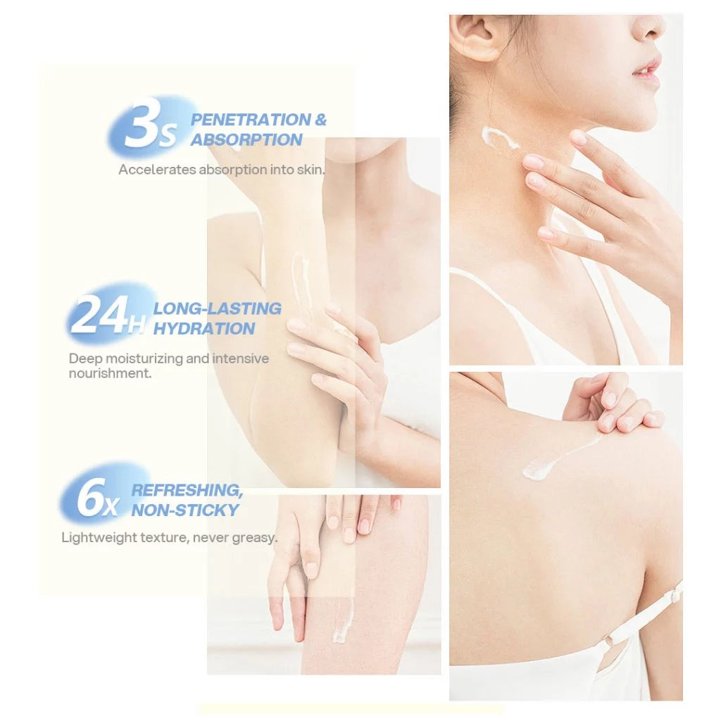 Shawill Double Whitening Repair Body Lotion Set Niacinamide Retinol Moisturizing Body Care 300ml