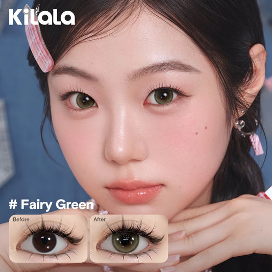 Kilala Contact lens Moist Honey Series 14.2mm Colorful Soft Lense with Graded Doll Eyes