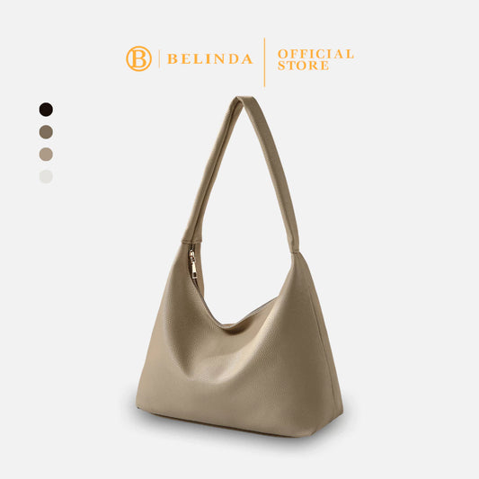 CP086 Totebag For Woman Large Capacity PU Leather Waterproof Simple Fashion Shoulder Bag