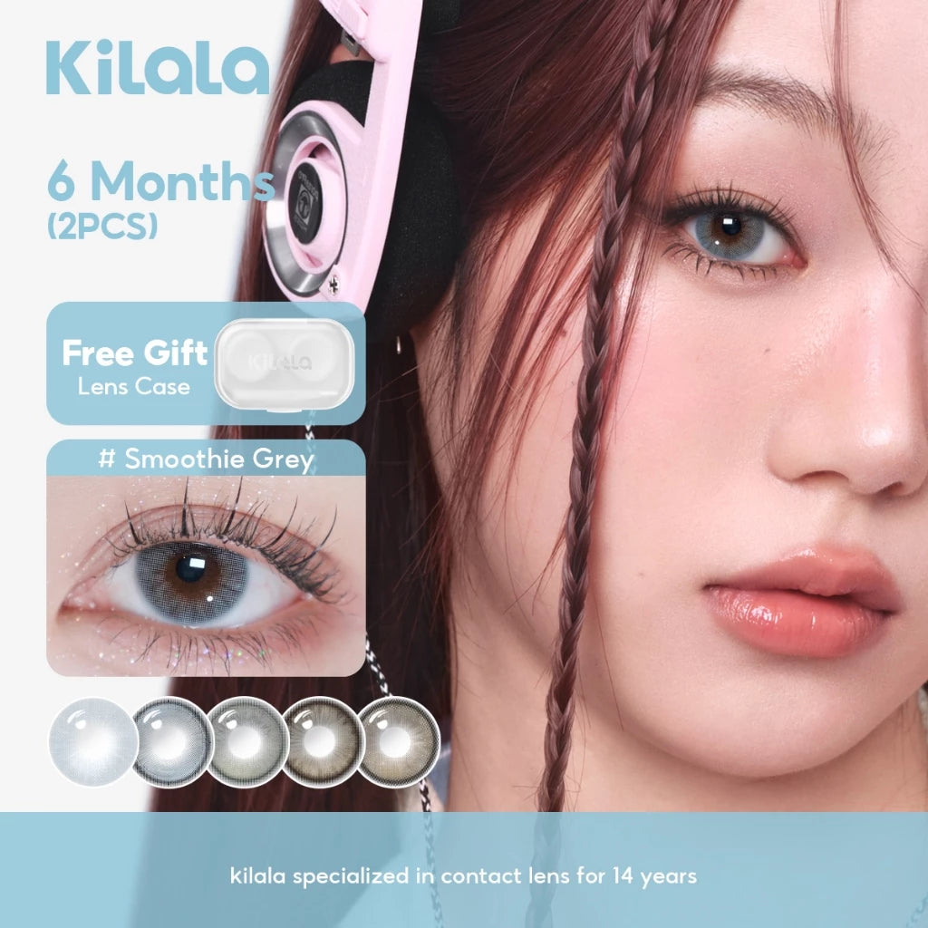 Kilala Contact lens Moist Honey Series 14.2mm Colorful Soft Lense with Graded Doll Eyes
