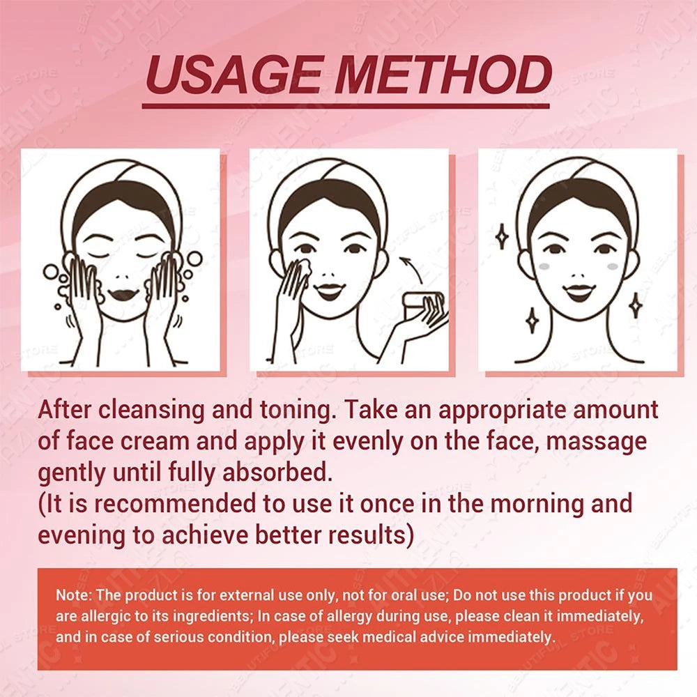 Retinol Cream Dragon Blood Cream Whitening Moisturizing Melasma Remover Ance Freckles Remover 50g